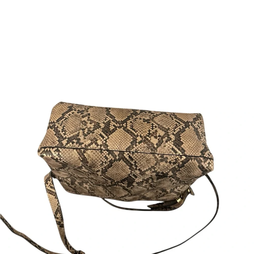 Kate laundry snake print womens crossbody bag with adjustable strap